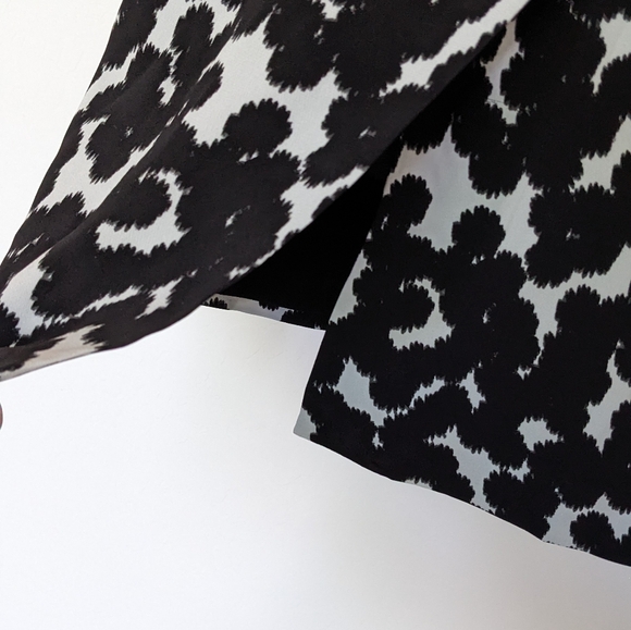 A.L.C. Belle Silk Print Pencil Skirt SZ 8 - Picture 7 of 8